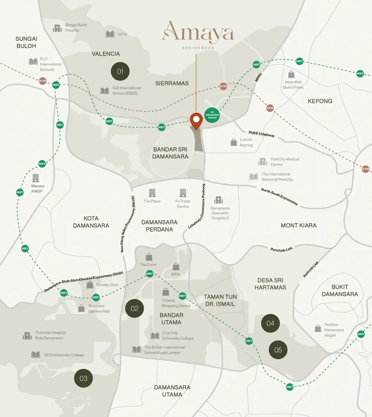 Amaya Residences — leisure space render