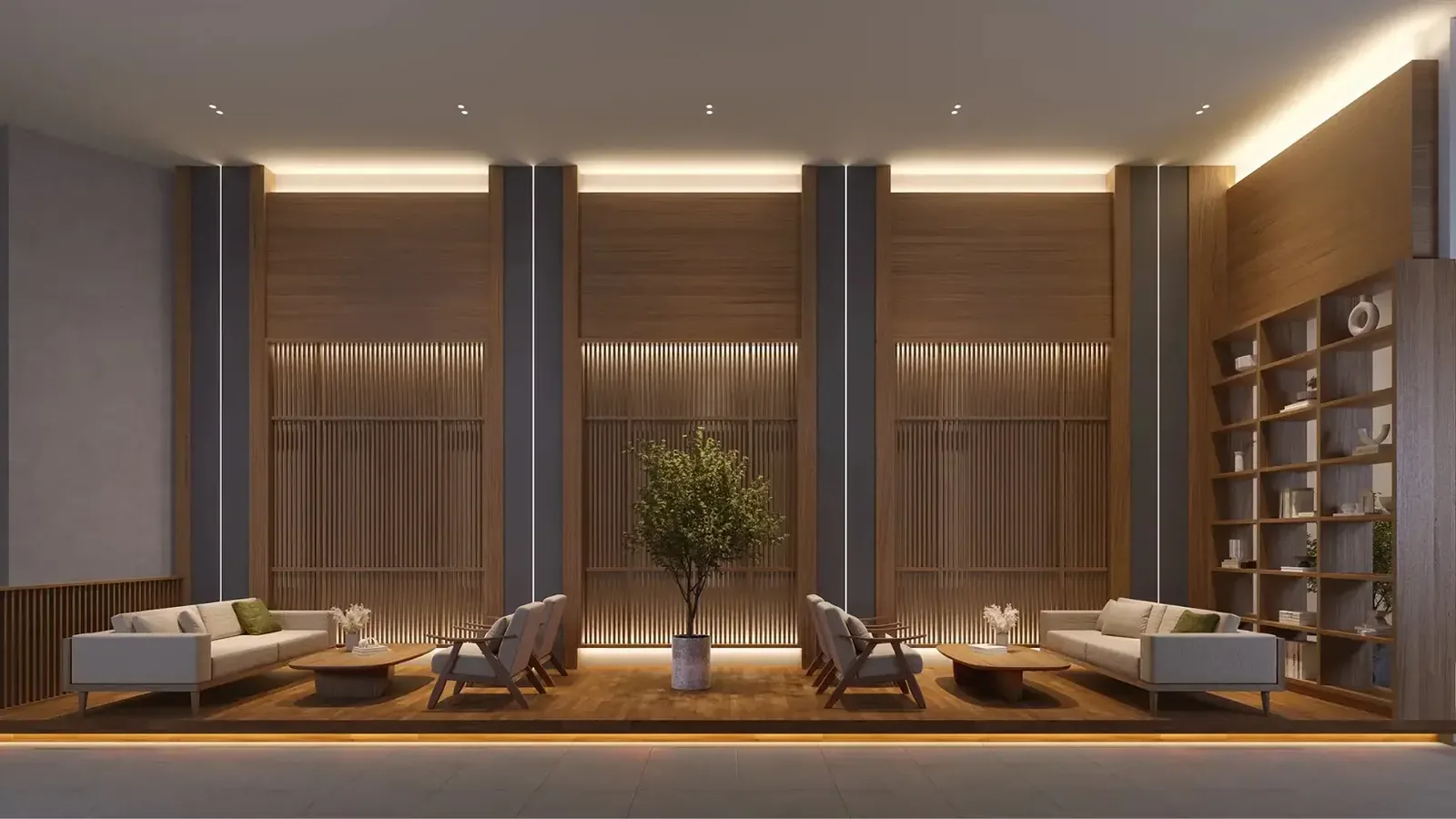 Amaya Residences — Tower A grand lobby