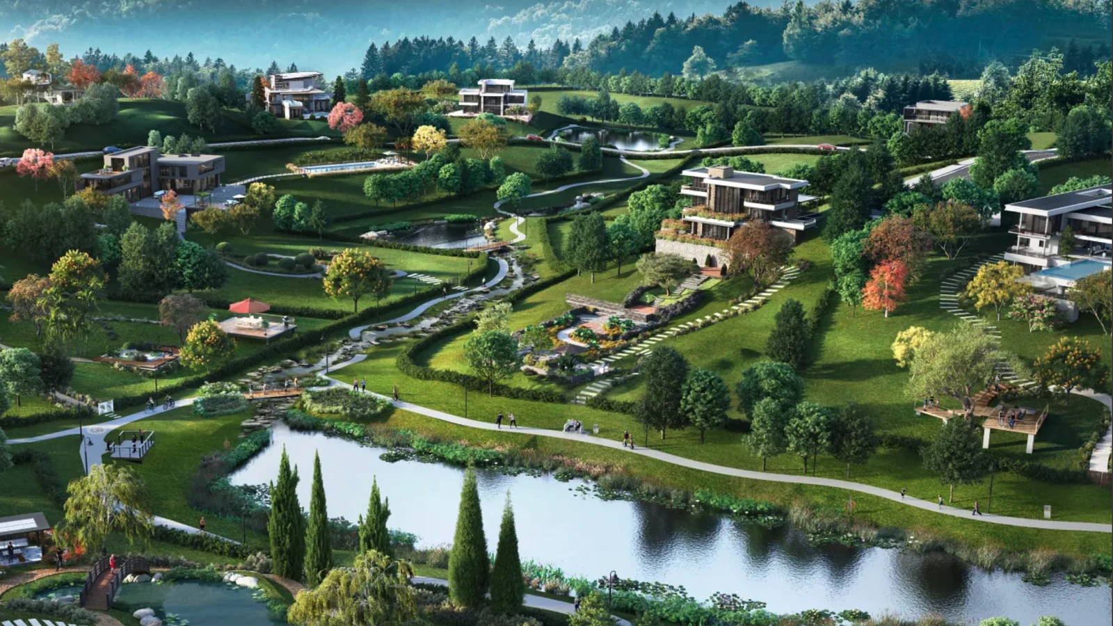 Anyara Hills — aerial masterplan view of the estate, Semenyih