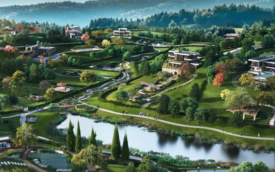Anyara Hills — aerial masterplan view of the estate, Semenyih