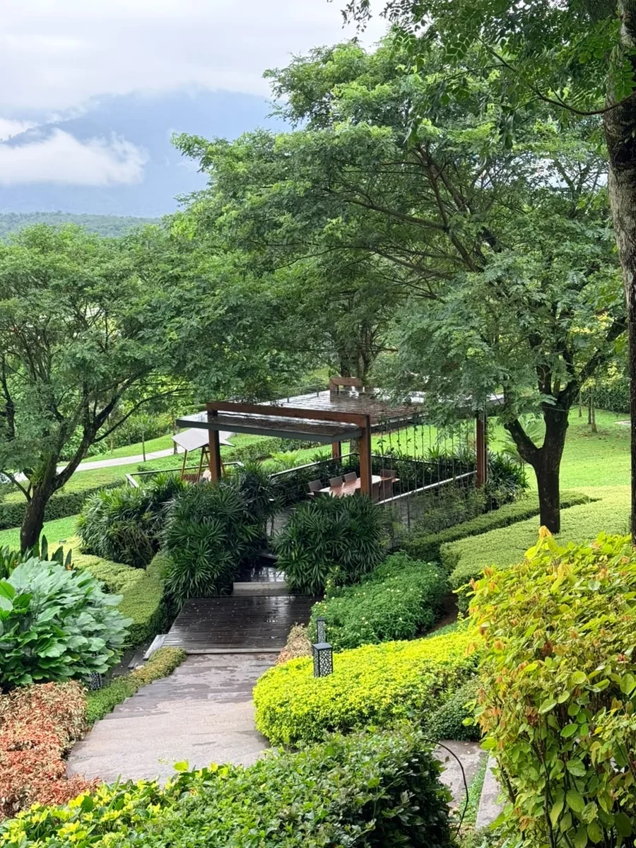 Anyara Hills — landscaped garden path to a pergola