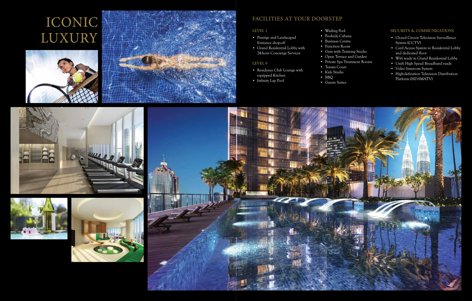 The Ritz-Carlton Residences Kuala Lumpur — Level 9 facilities